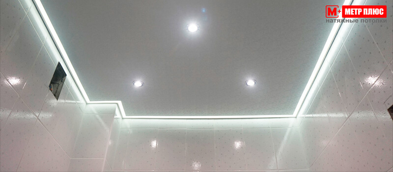 Натяжной потолок 3D со светодиодной подсветкой